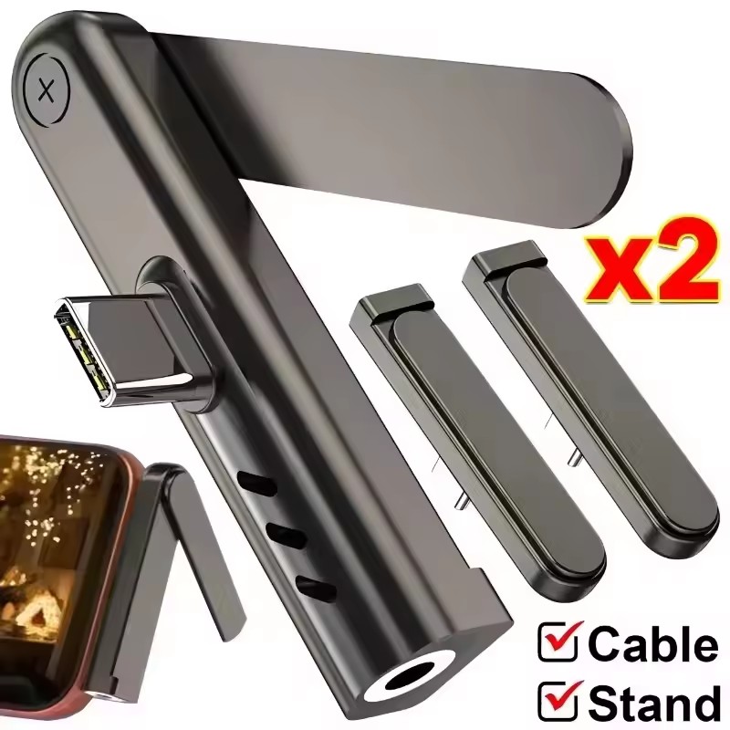 Usb Charger - 2/1PCS Portable USB C To 3.5mm