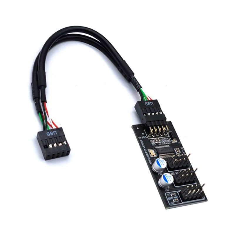 ABQX 9Pin USB Hub Connector US - Usb Hub ulasan dan harga