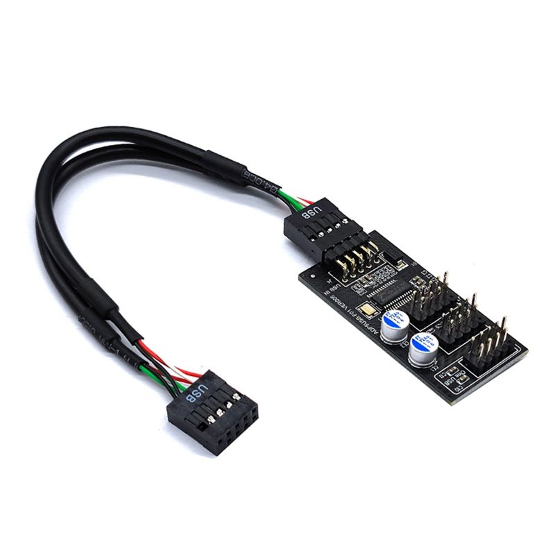 ABQX 9Pin USB Hub Connector US - Usb Hub ulasan dan harga
