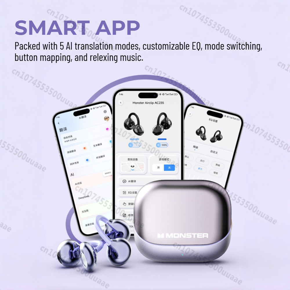 Monster AirClip AC235 Ear Clip - Headphones Wireless ulasan dan harga