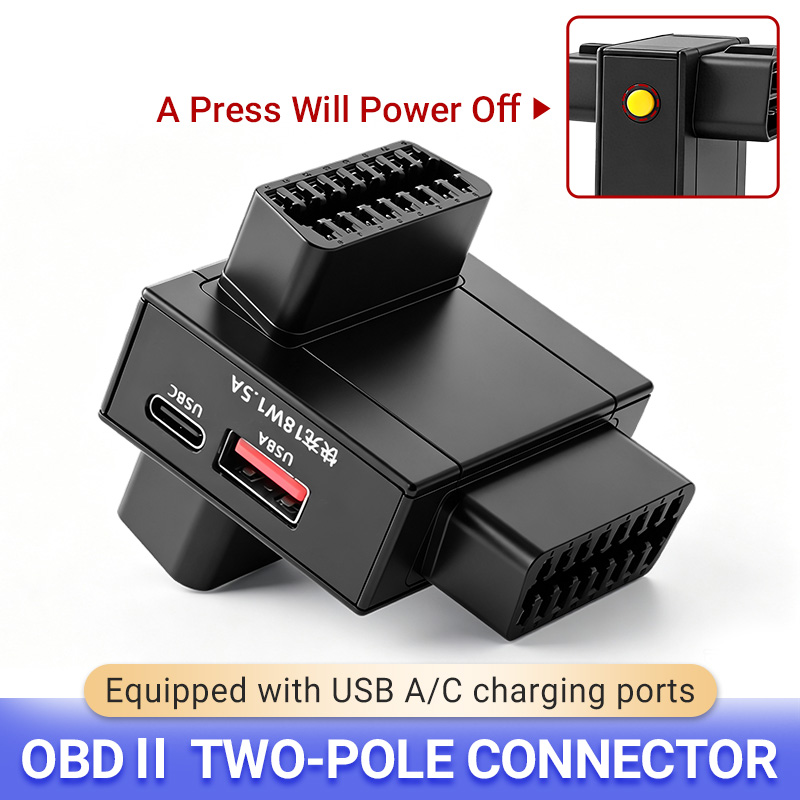 OBD2 Splitter Adapter 1 To 2 w - Usb Charger ulasan dan harga