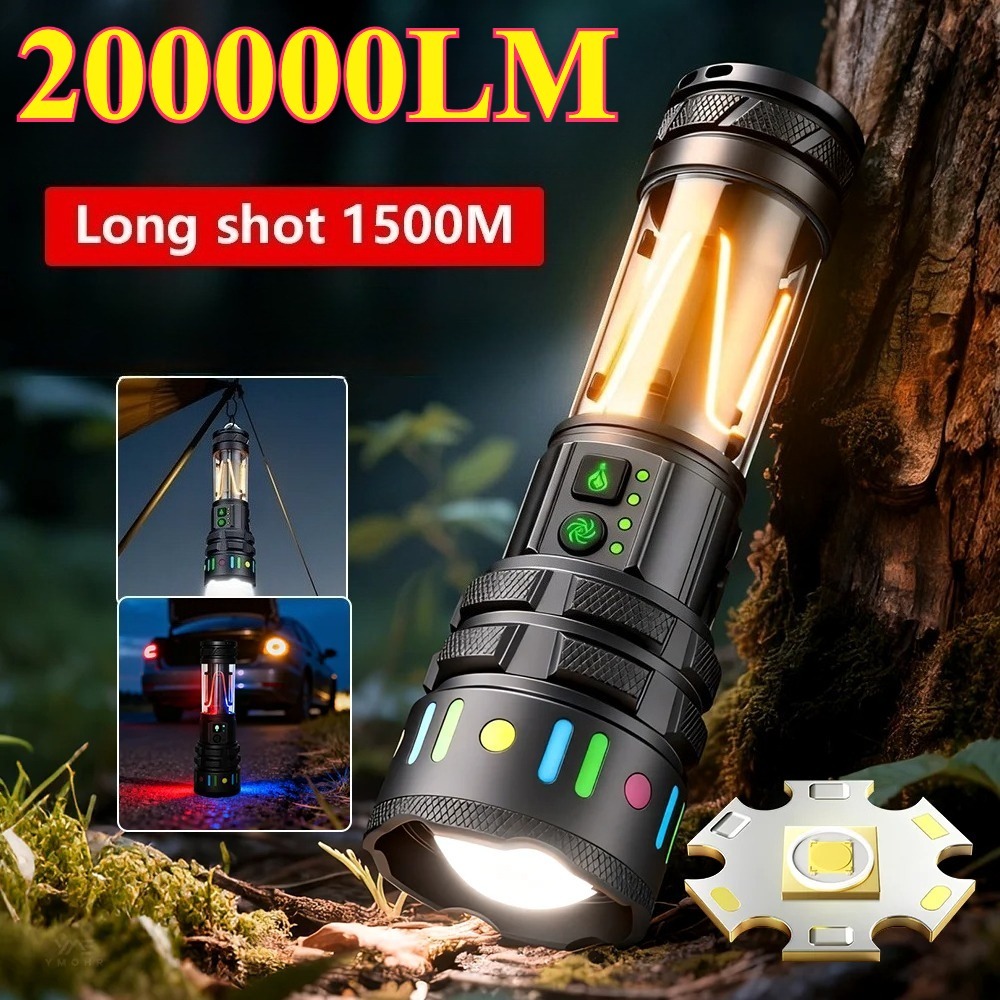 Powerful Ultra Bright LED Flas - Power Bank ulasan dan harga