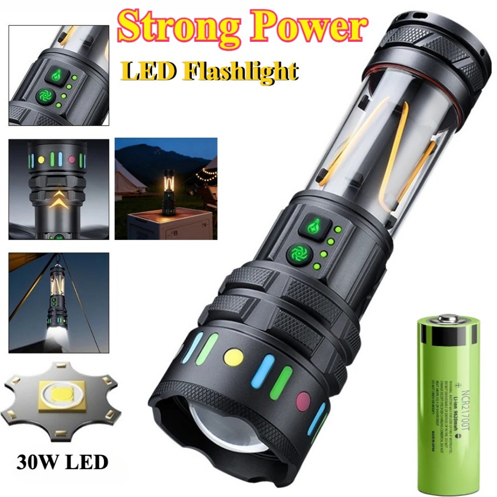 Powerful Ultra Bright LED Flas - Power Bank ulasan dan harga