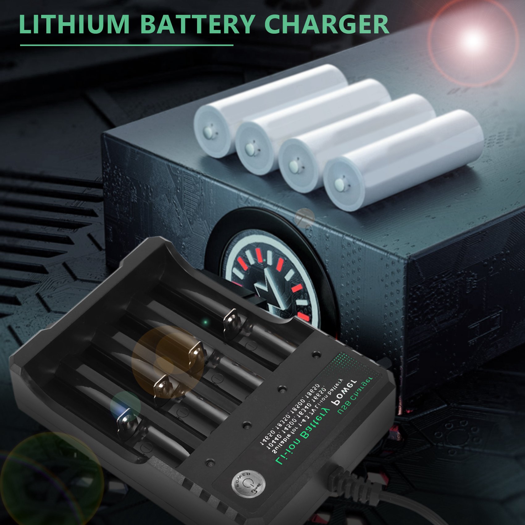 Compatible 18650 Lithium Batte - Usb Charger ulasan dan harga