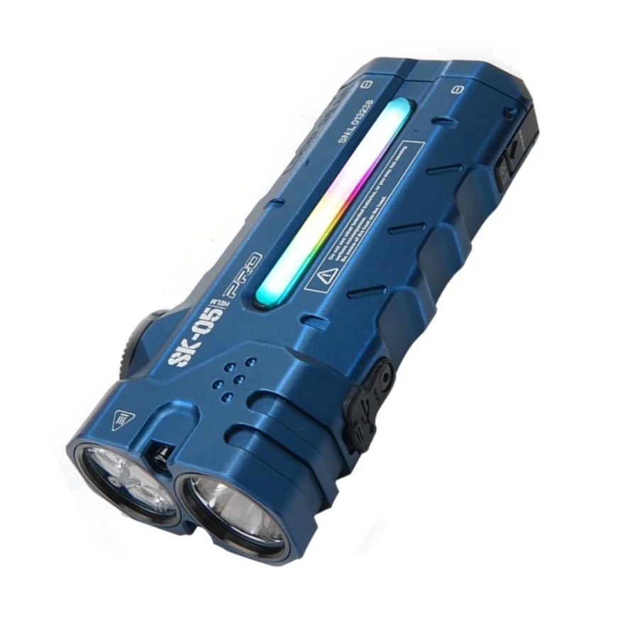 Powerful Flat LED Flashlight 4 - Power Bank ulasan dan harga