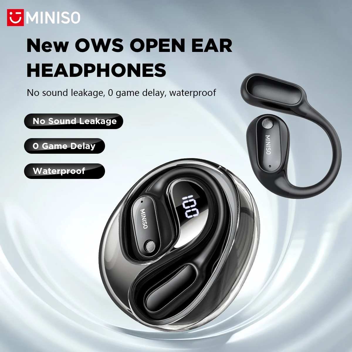MINISO MS190 Real Time AI Voic - Headphones Wireless ulasan dan harga