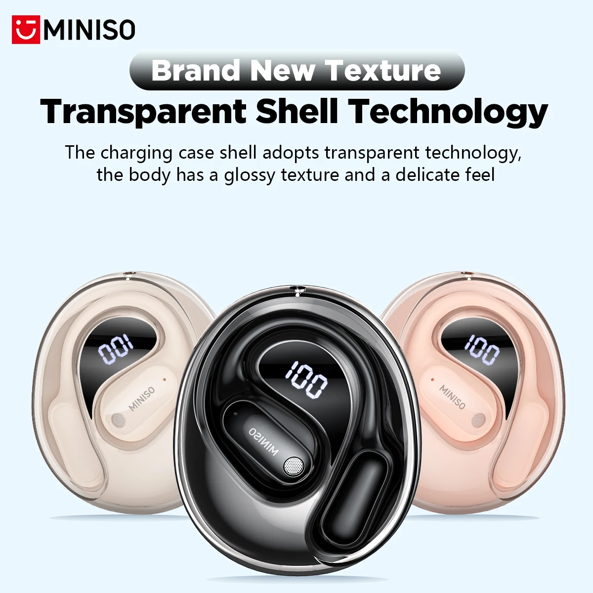 MINISO MS190 Real Time AI Voic - Headphones Wireless ulasan dan harga