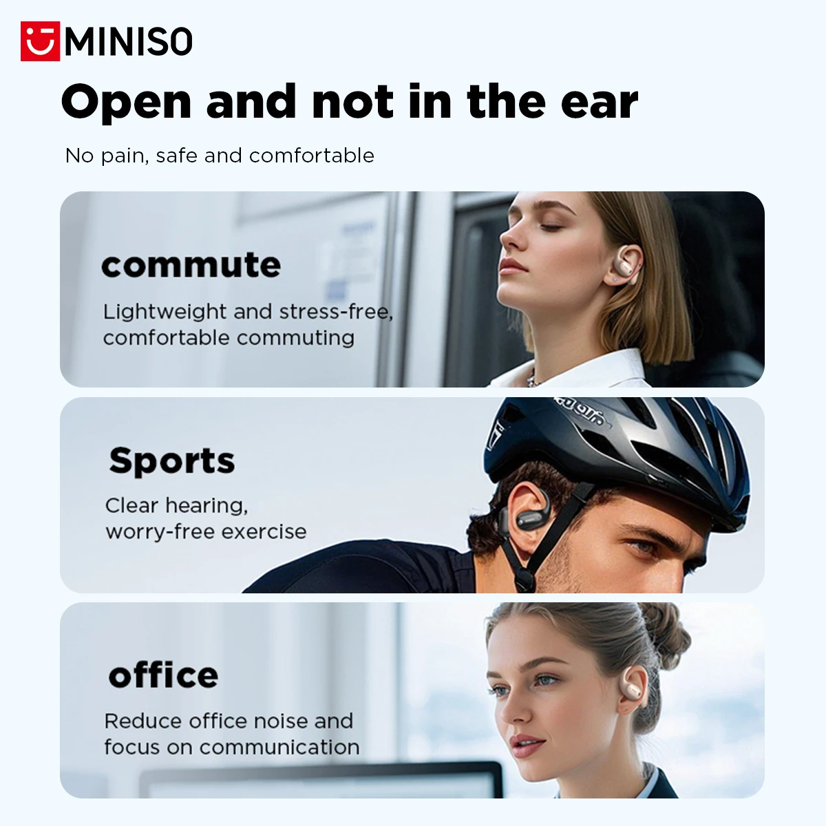 MINISO MS190 Real Time AI Voic - Headphones Wireless ulasan dan harga