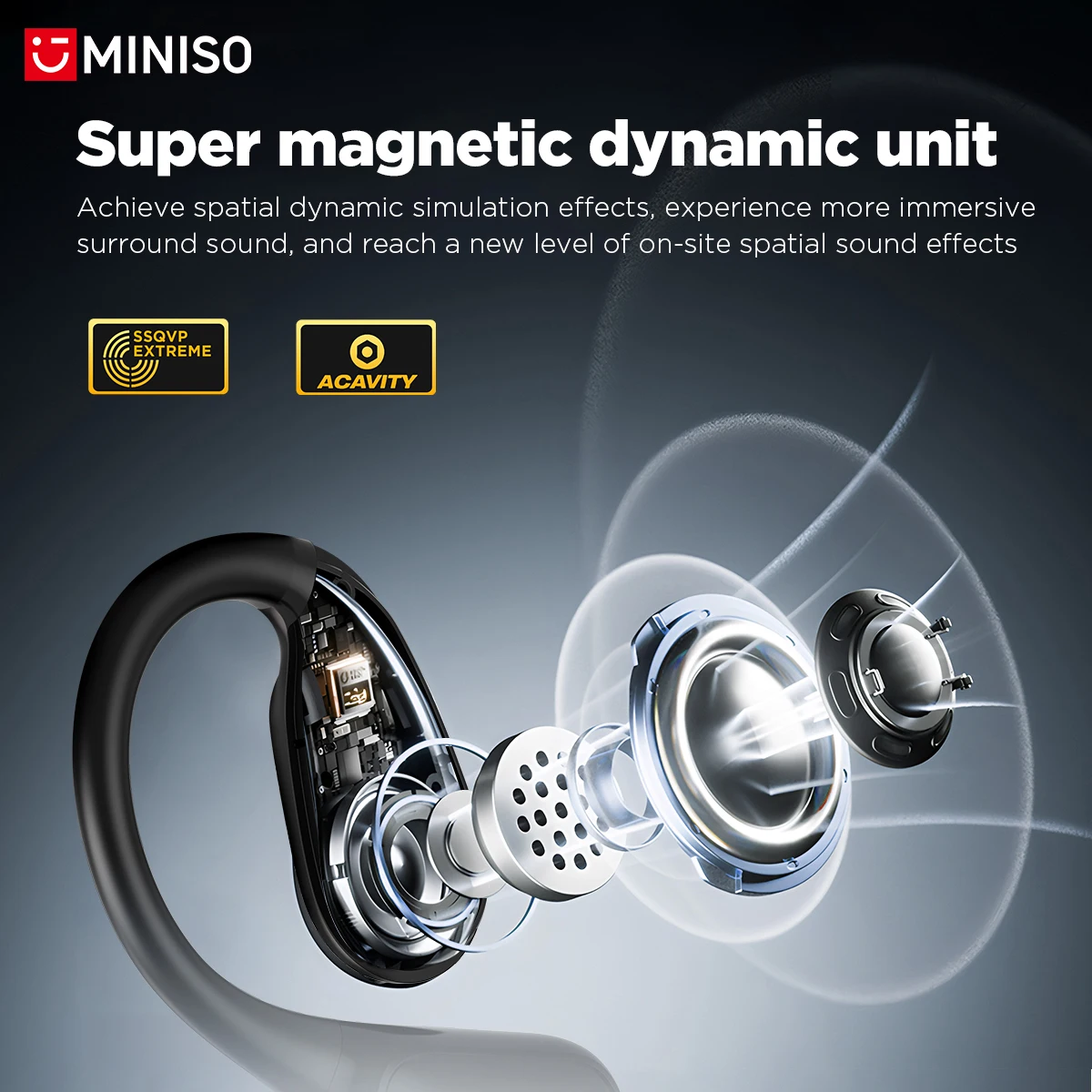 MINISO MS190 Real Time AI Voic - Headphones Wireless ulasan dan harga