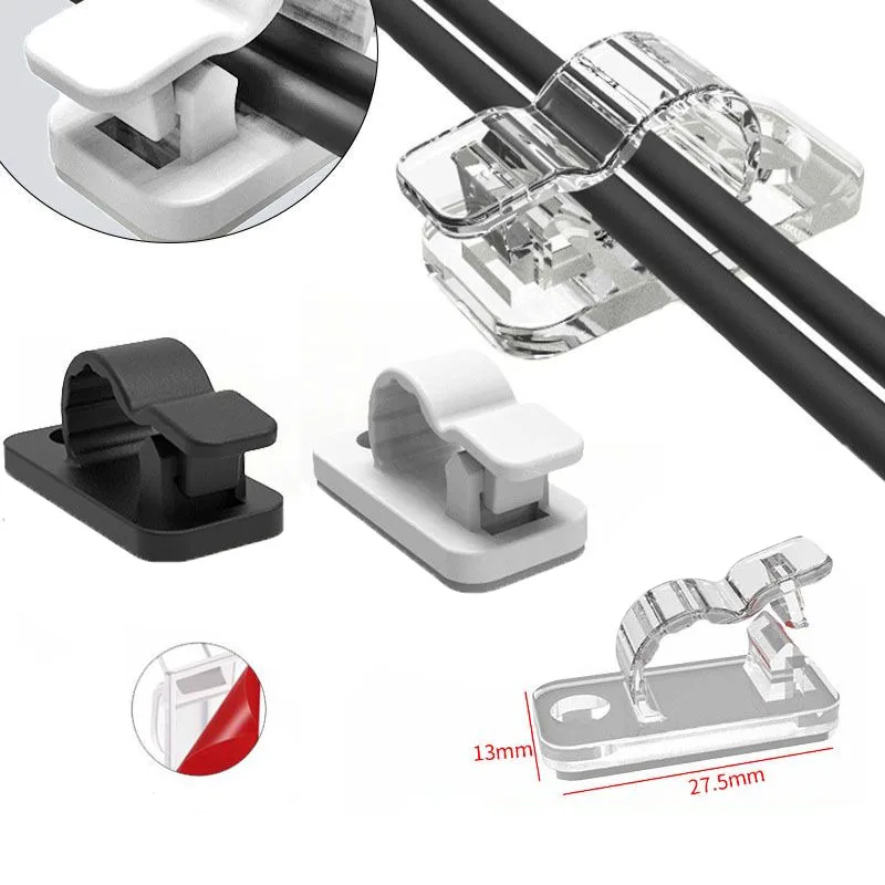 10/50PCS Cable Organizer Clips - Usb Charger ulasan dan harga