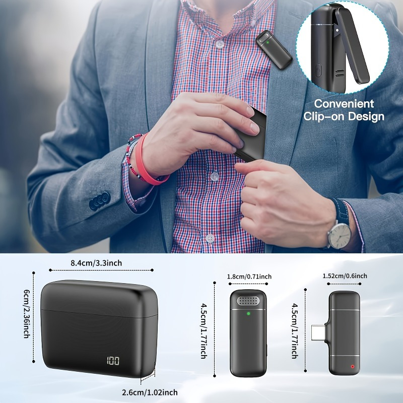 Wireless Lavalier Microphone w - Usb Charger ulasan dan harga