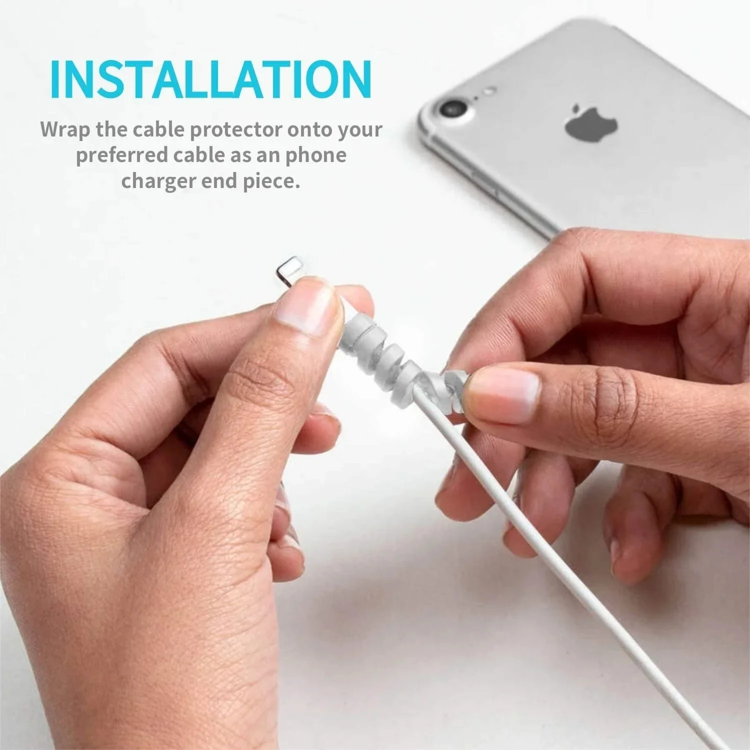20-1Pcs Cables Protector Flexi - Usb Charger ulasan dan harga
