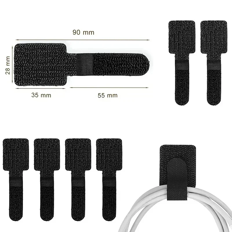 New Reusable Cable Ties Velcro - Cable Organizer ulasan dan harga