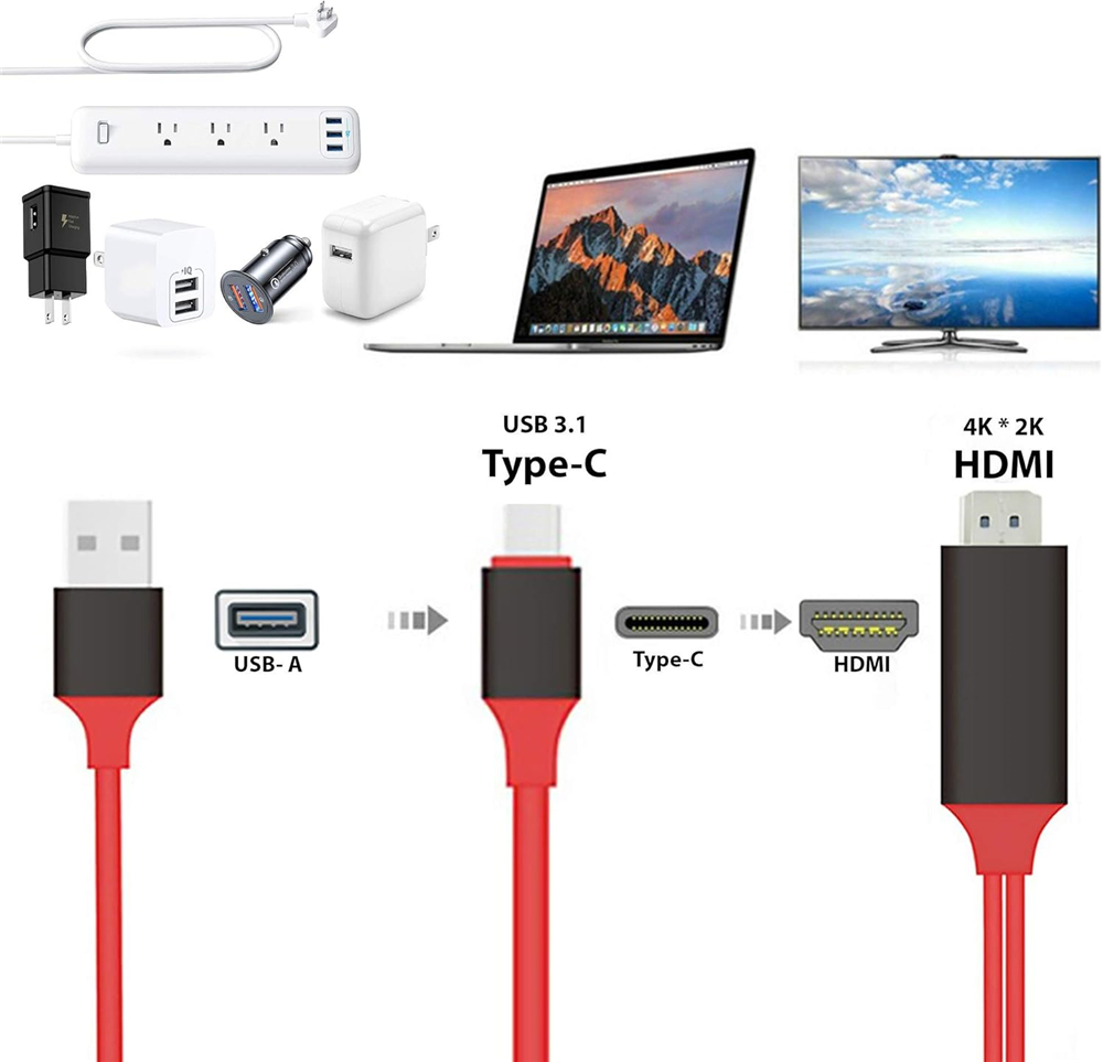 2M 4K Type-C to HDMI Adapter w - Hdmi Adapter ulasan dan harga