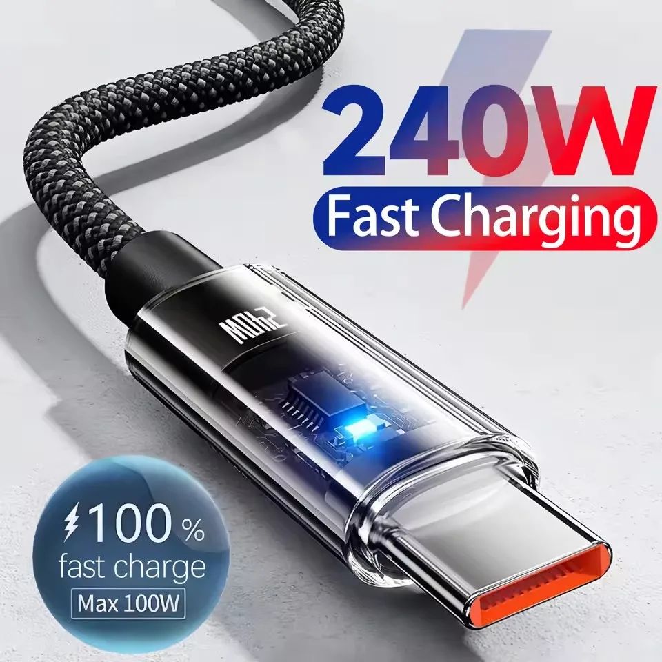 240W Nylon USB Type C Super Fa - Usb Charger ulasan dan harga