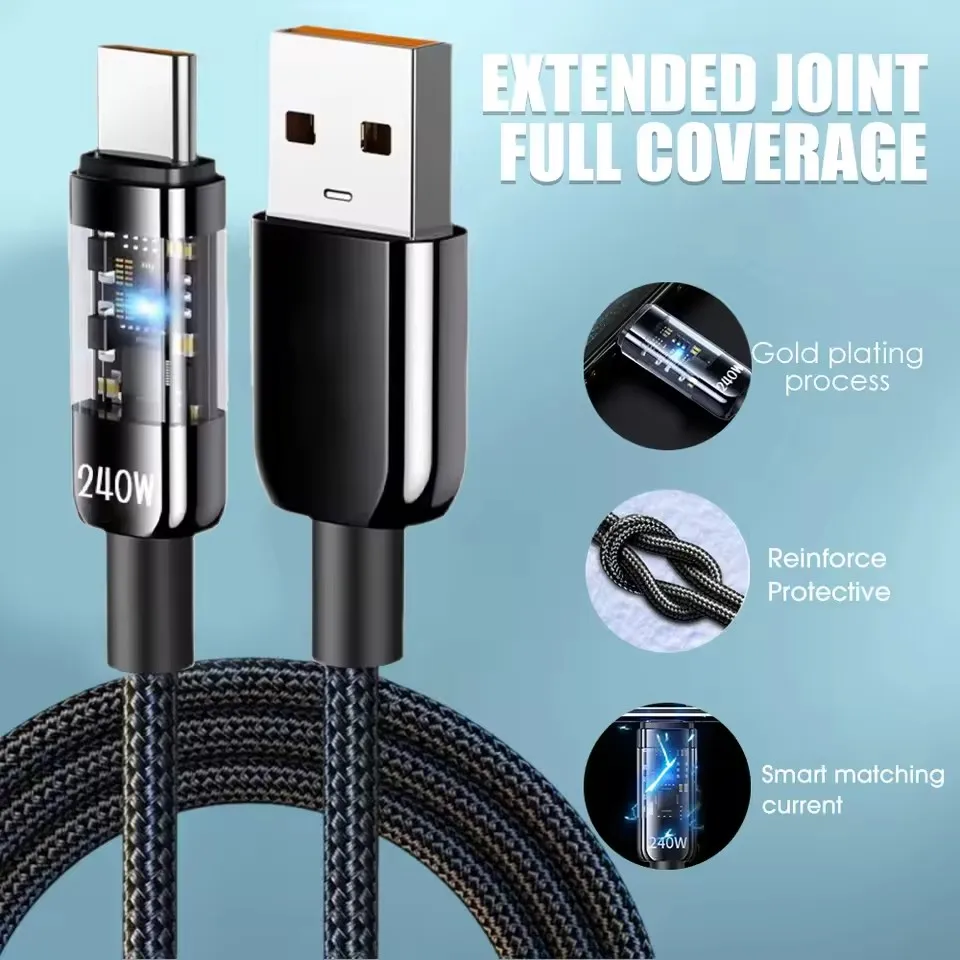 240W Nylon USB Type C Super Fa - Usb Charger ulasan dan harga