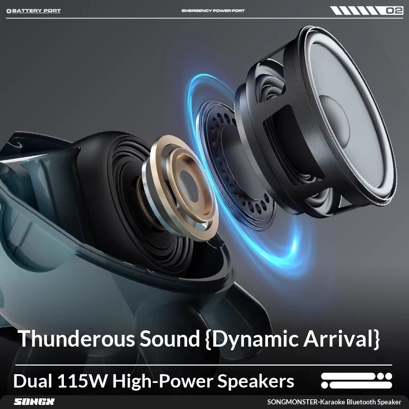 SONGX Audio Dual Microphone Du - Bluetooth Speaker ulasan dan harga