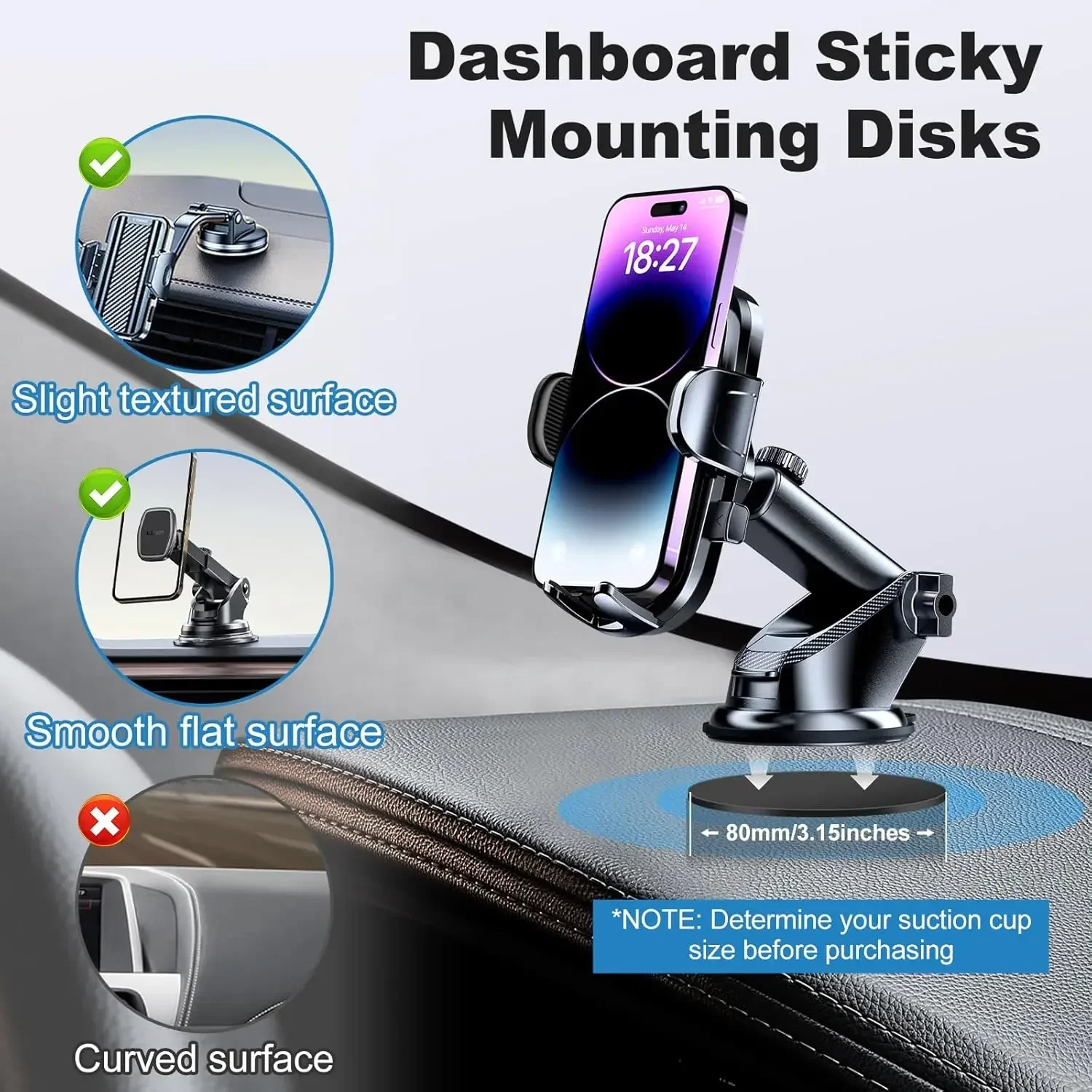 Universal Dashboard Adhesive S - Phone Holder ulasan dan harga