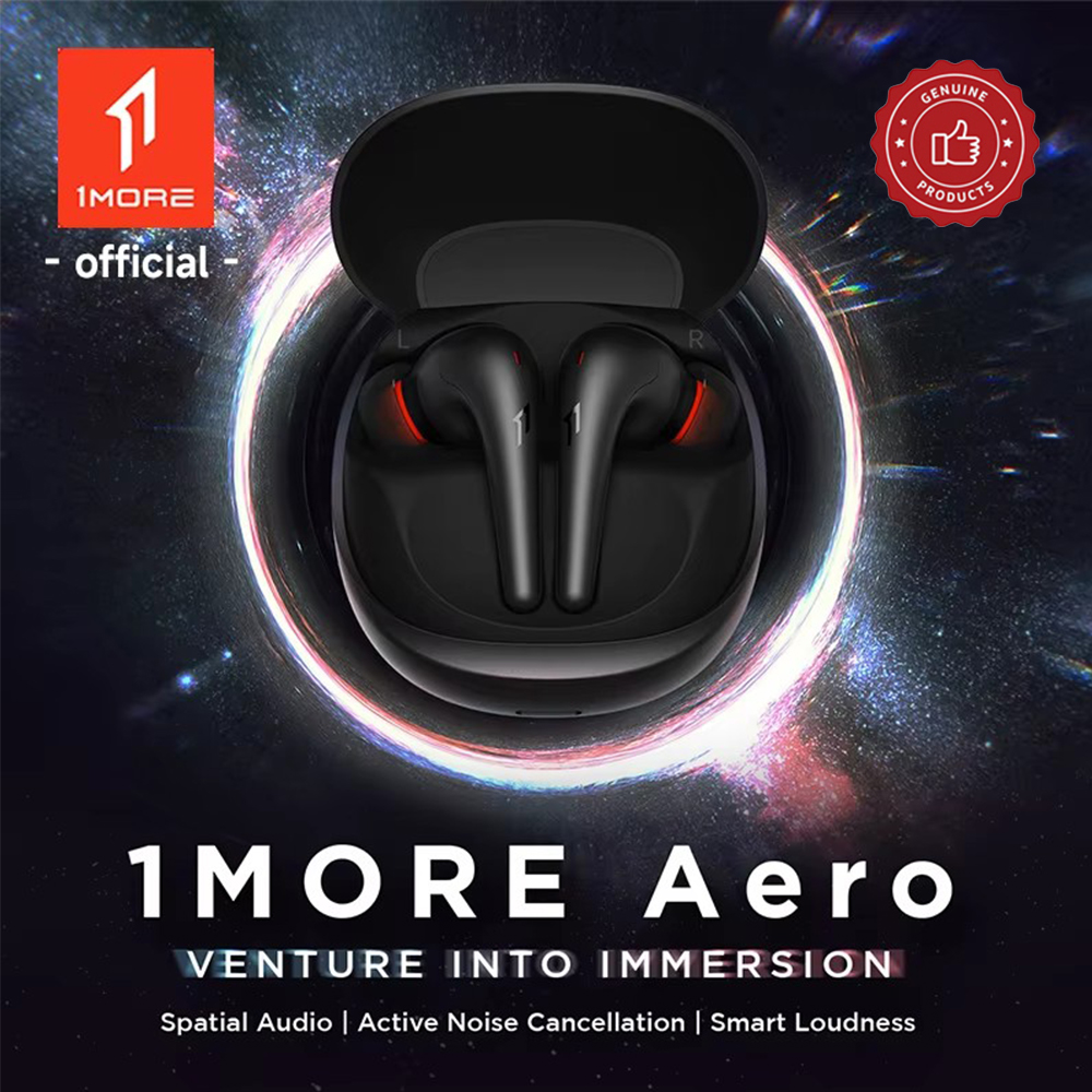 1MORE Aero Ear Buds Noise Canc - Wireless Charger ulasan dan harga