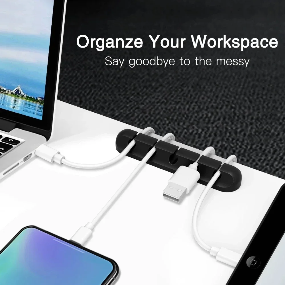 Silicone USB Cable Organizer U - Usb Charger ulasan dan harga