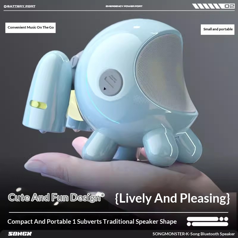 SONGX SONGMONSTER Cute Robot K - Bluetooth Speaker ulasan dan harga